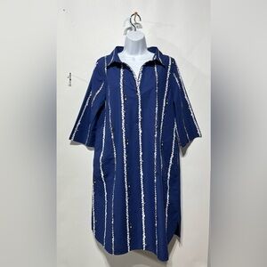 Snapdragon &‎ Twig Women’s 100% Cotton Dress With Pockets Size Small